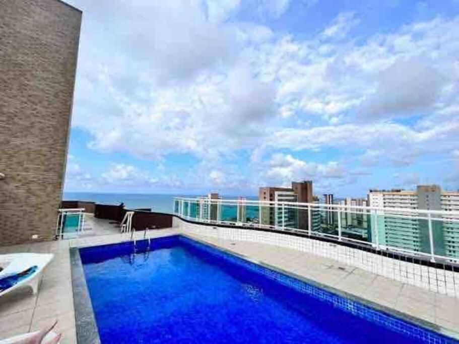 Apartamento Com Piscina No Hooftop, 48M2 - Praia Da Iracema- Fortaleza Ngoại thất bức ảnh